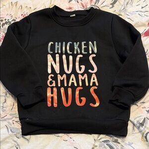 Black Graphic Sweatshirt